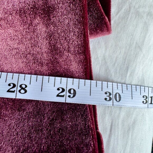 Zara Burgundy Velvet Corset Mini Dress - Picture 16 of 16